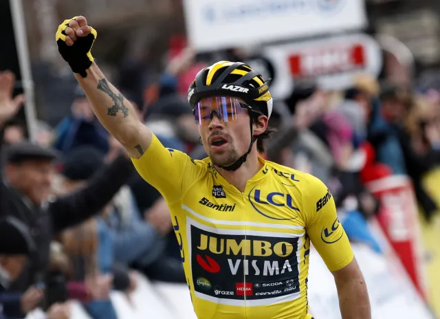 Primoz Roglic umocnił się na pozycji lidera wyścigu Paryż-Nicea