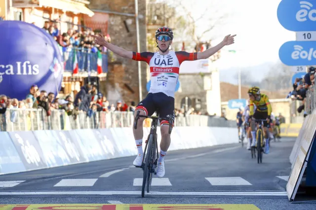Pogacar wygrał 4. etap i został liderem wyścigu Tirreno-Adriatico