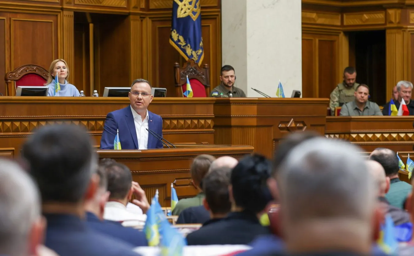 Duda: Gdyby posłuchano Lecha Kaczyńskiego, nie byłoby obecnej wojny