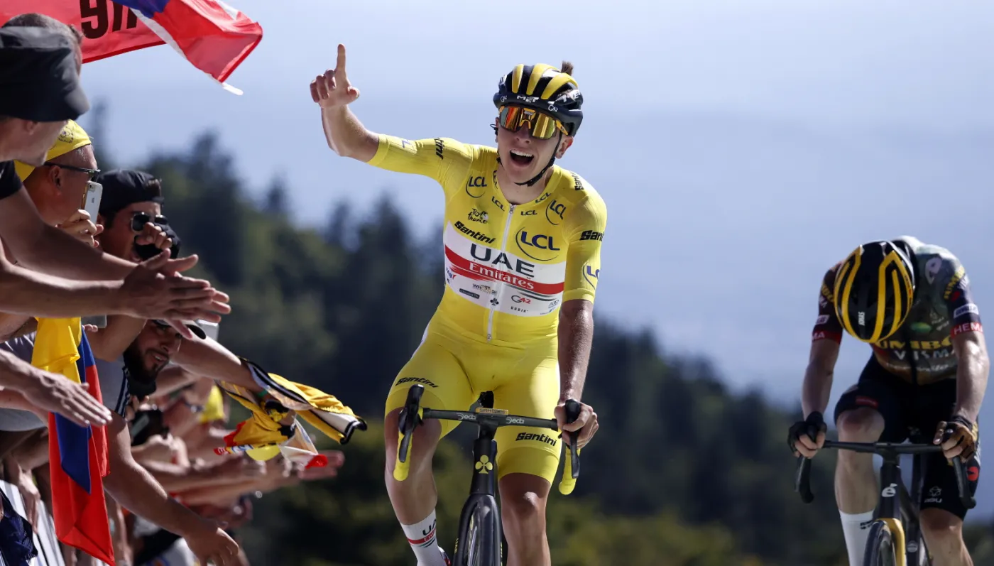 Drugie etapowe zwycięstwo z rzędu Tadeja Pogacara w Tour de France