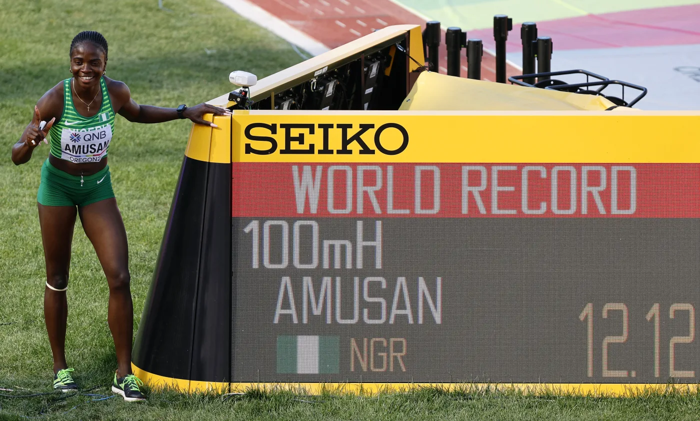 Buty Tobi Amusan, w których pobiła rekord świata wzbudzają kontrowersje