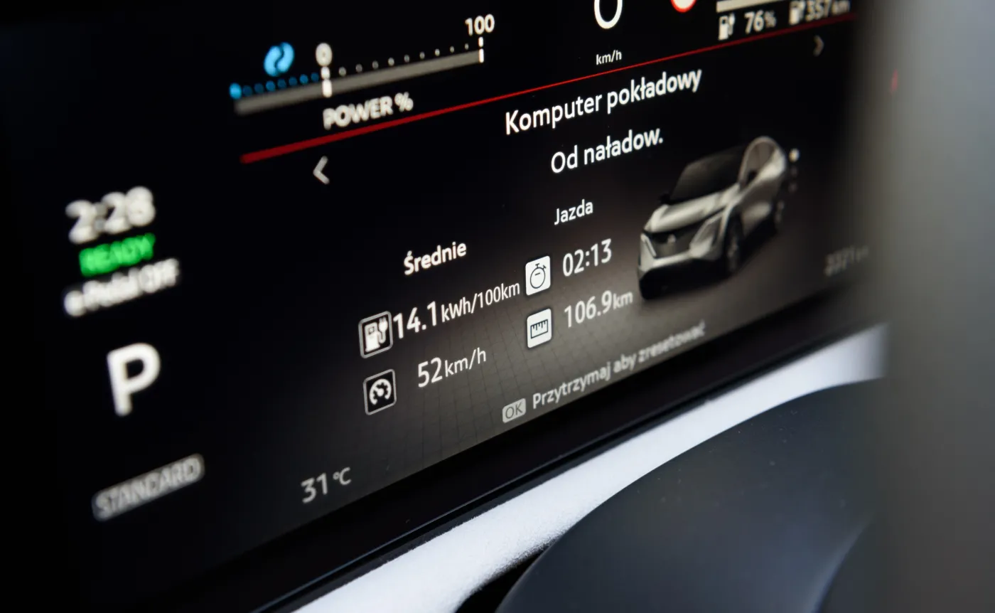 Nissan Ariya w Polsce znika w ciemno. Na drodze nie tylko koszty robią różnicę
