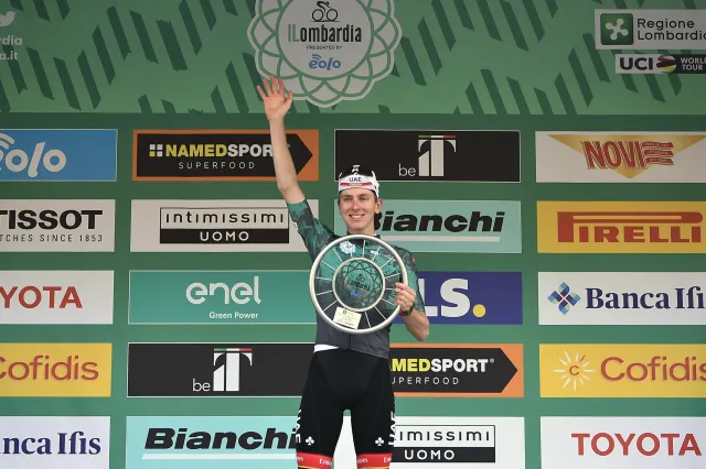 Tadej Pogacar drugi raz z rzędu wygrał Il Lombardia