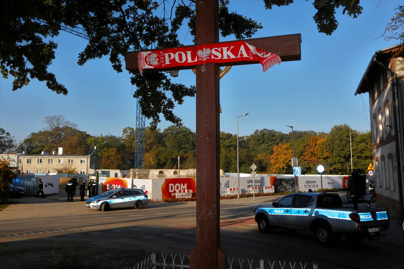 Niewybuch przy ulicy Osobowickiej we Wrocławiu