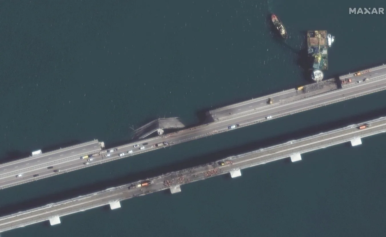 Brytyjski resort obrony: Rosja po uszkodzeniu mostu Krymskiego ma problemy logistyczne