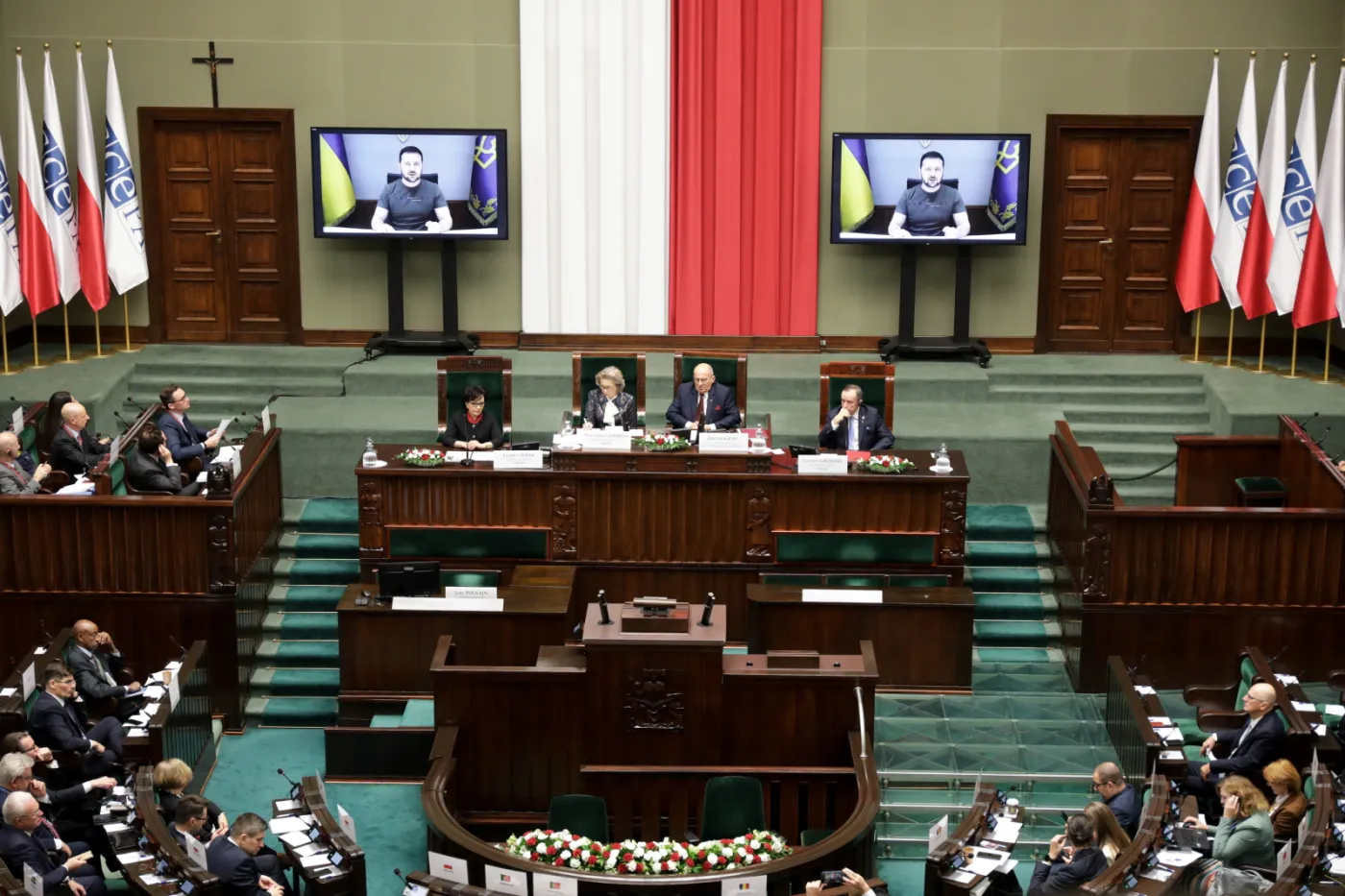 Zełenski podczas Zgromadzenia Parlamentarnego OBWE wystąpił z radykalną propozycją. "Otwarte znęcanie się nad zasadami"