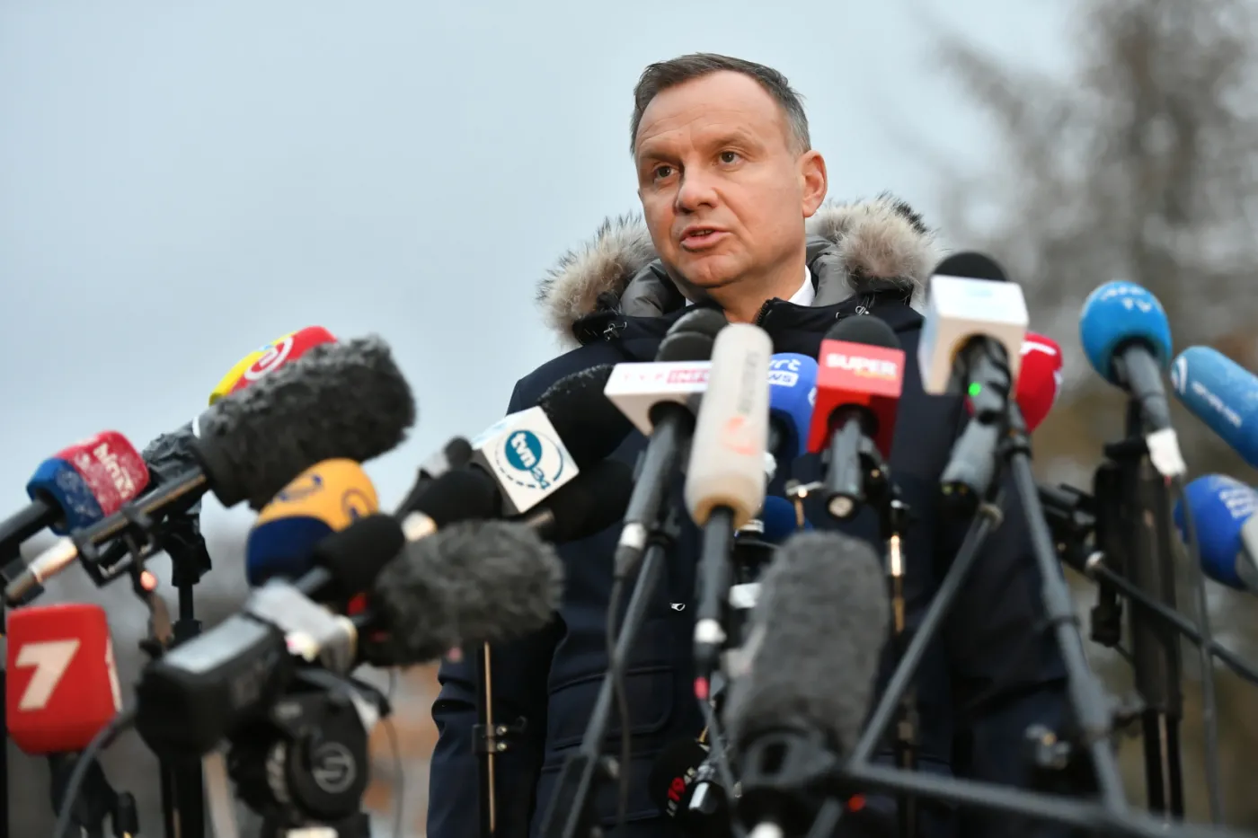Prezydent Duda w Przewodowie: Rozmawiałem z Zełenskim, to dla nich trudna sytuacja i stres