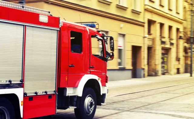 Pożar DPS w Dzięciołówce. Pensjonariusze i pracownicy ewakuowani