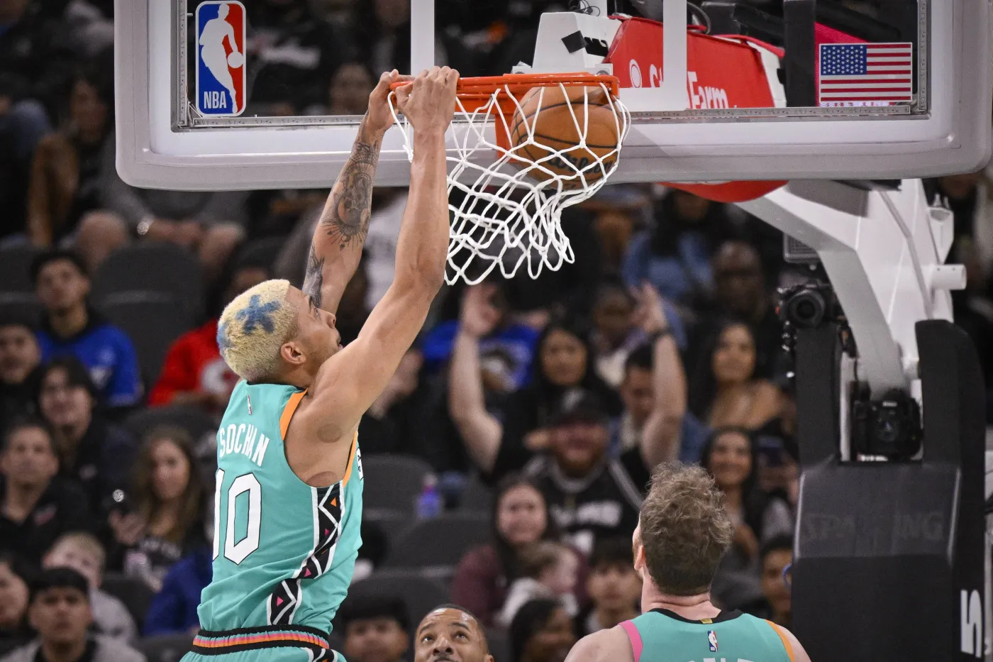 Jeremy Sochan rzucił 18 punktów. 33. porażka San Antonio Spurs [WIDEO]