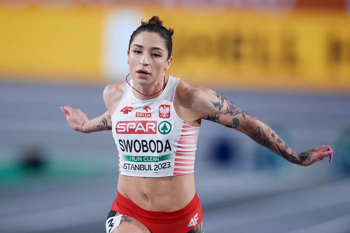 Ewa Swoboda zdobyła srebrny medal w biegu na 60 m w lekkoatletycznych HME