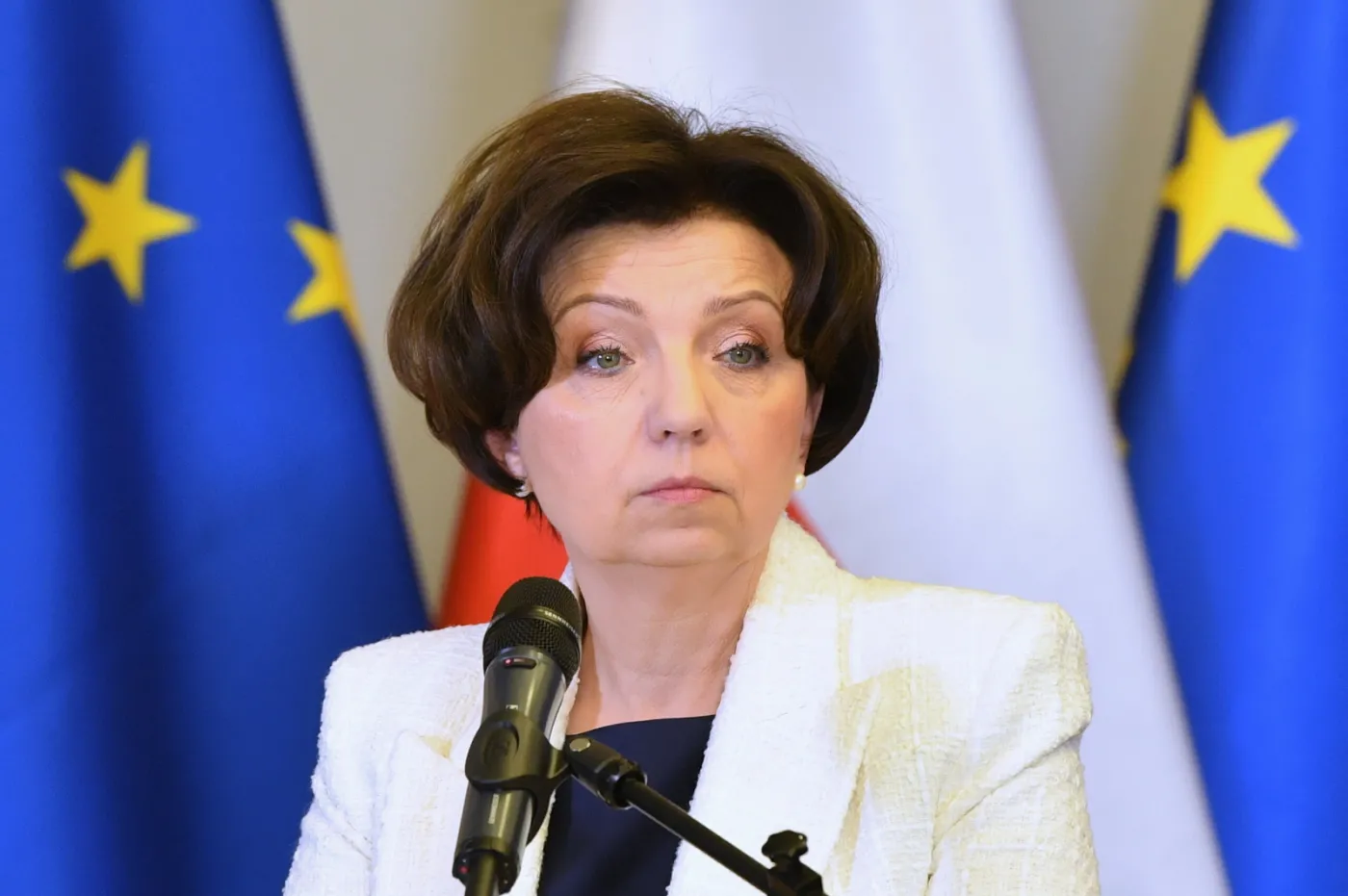 Maląg zapytana, dlaczego nie odwiedziła protestujących w Sejmie. Oto co powiedziała