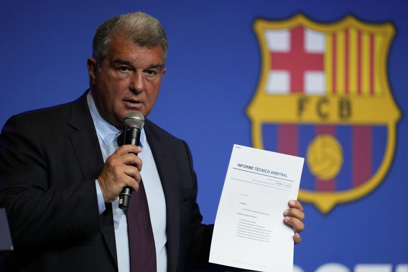 Laporta zaprzecza zarzutom dotyczącym korupcji. Oskarżył prezesa La Liga