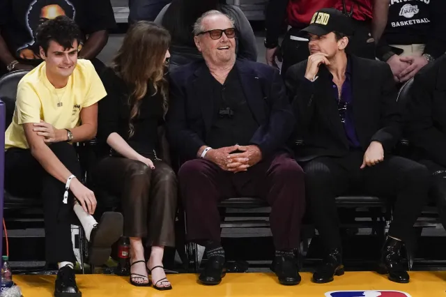 Jack Nicholson oglądał awans koszykarzy Los Angeles Lakers