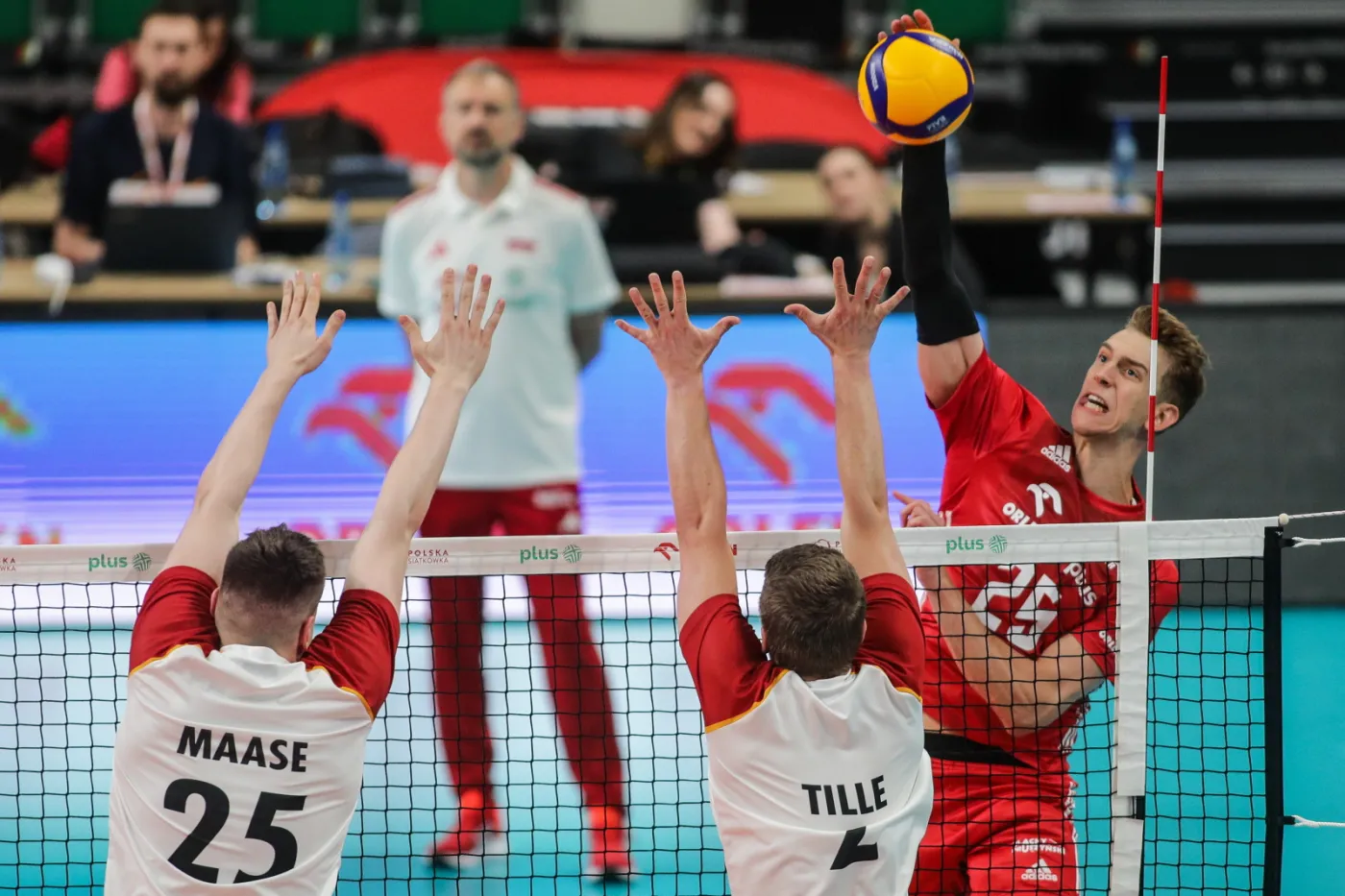 Polscy siatkarze wygrali z Niemcami w meczu towarzyskim