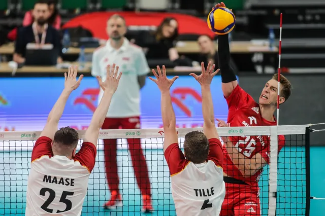 Polscy siatkarze wygrali z Niemcami w meczu towarzyskim