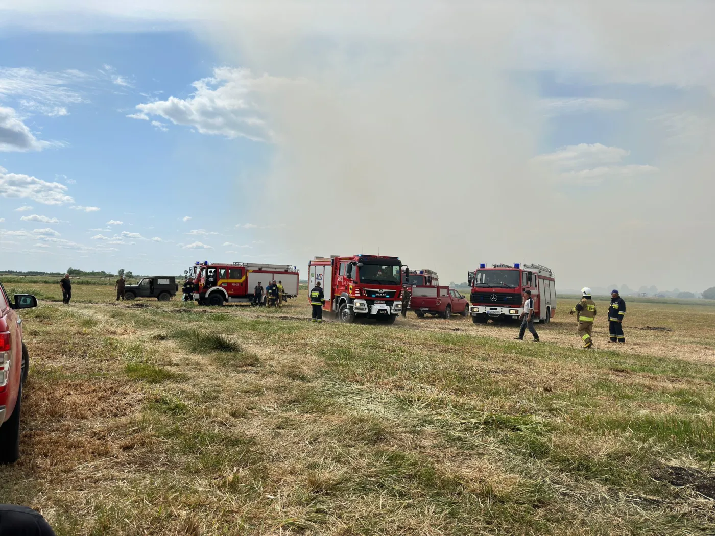 Pożar w Biebrzańskim Parku Narodowym "opanowany"