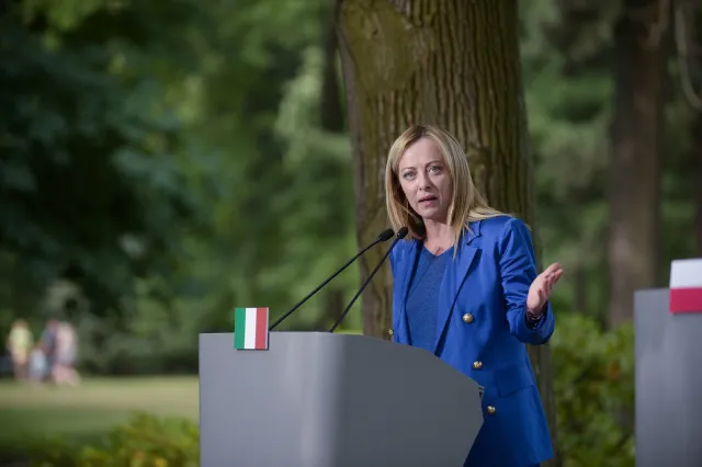 Meloni o Morawieckim: Jestem pod wrażeniem, jak pan premier silnie wyraża interesy Polski