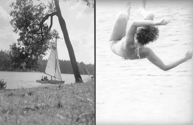 Wakacje gwiazd w PRL. Jędrusik kąpała się w szampanie, Osiecka robiła "orła", Holoubka brali za zboczeńca