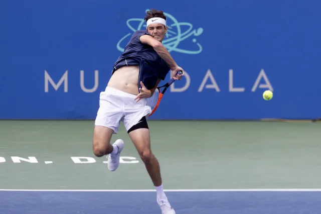 Taylor Fritz jednego dnia dwa razy wyszedł na kort. Wygrał oba mecze