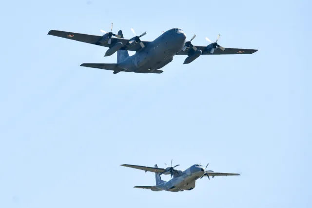 Tłumy miłośników lotnictwa na Air Show w Radomiu