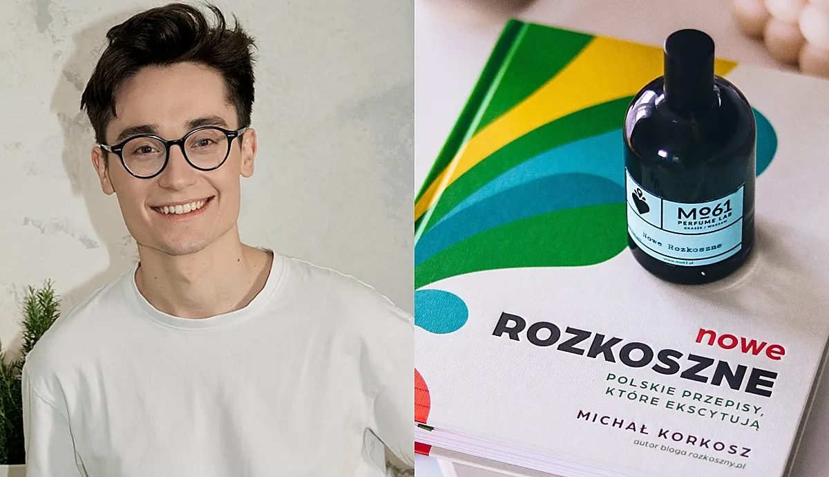 Znany influencer wydał książkę z przepisami. Stworzył także perfumy o zapachu... szarlotki