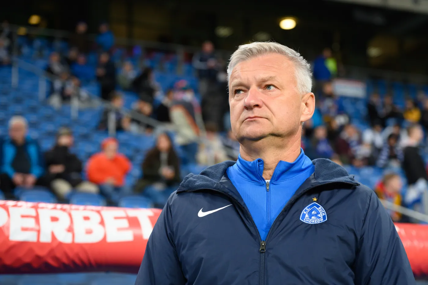 Trener Ruchu Chorzów Jarosław Skrobacz