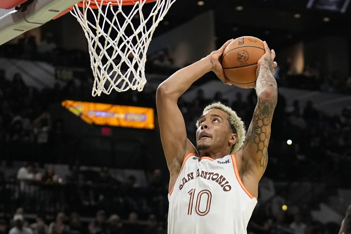 Jeremy Sochan z najlepszym wynikiem punktowym w sezonie [WIDEO]