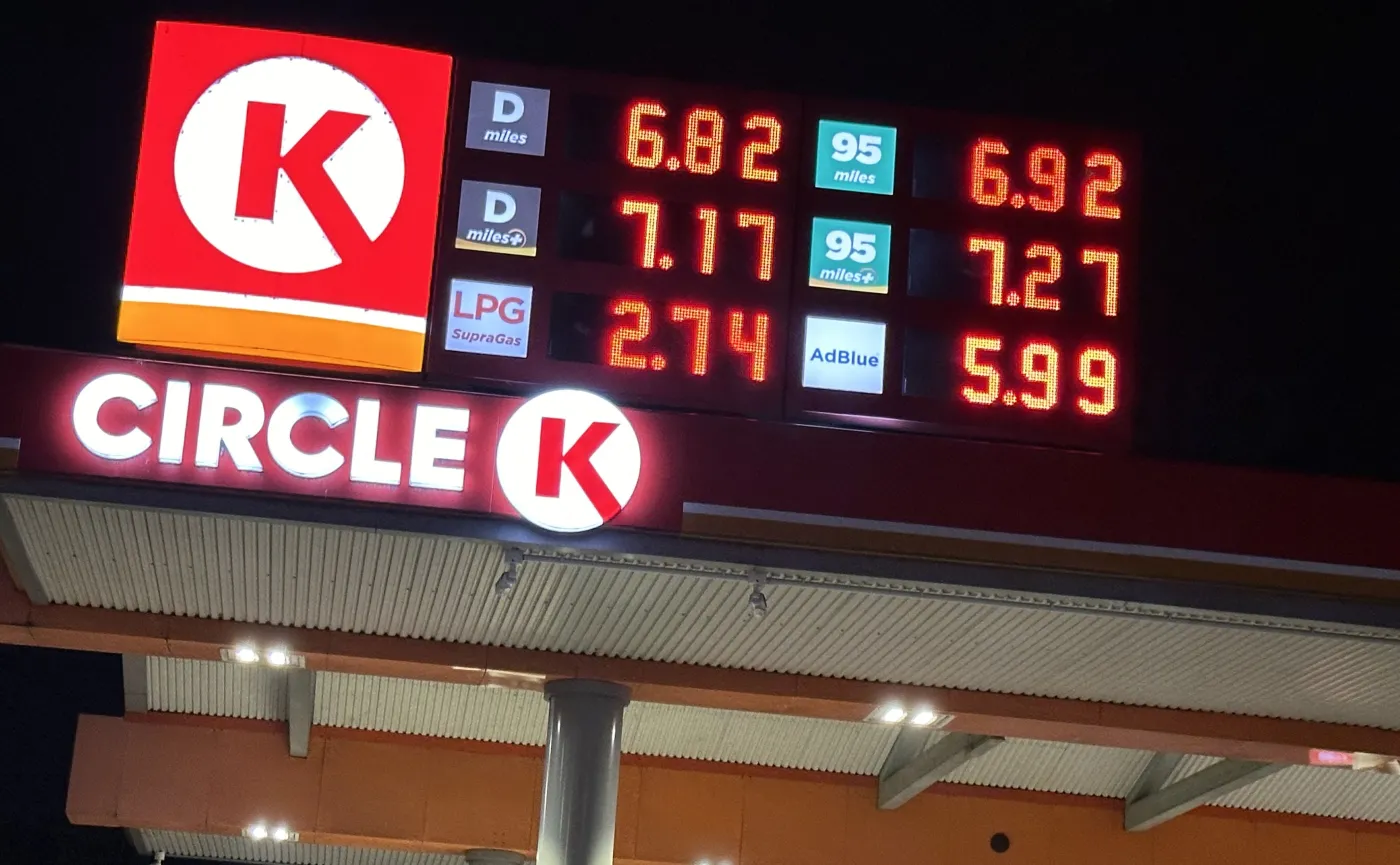 Stacja Circle K przy ul. Modlińskiej w Warszawie