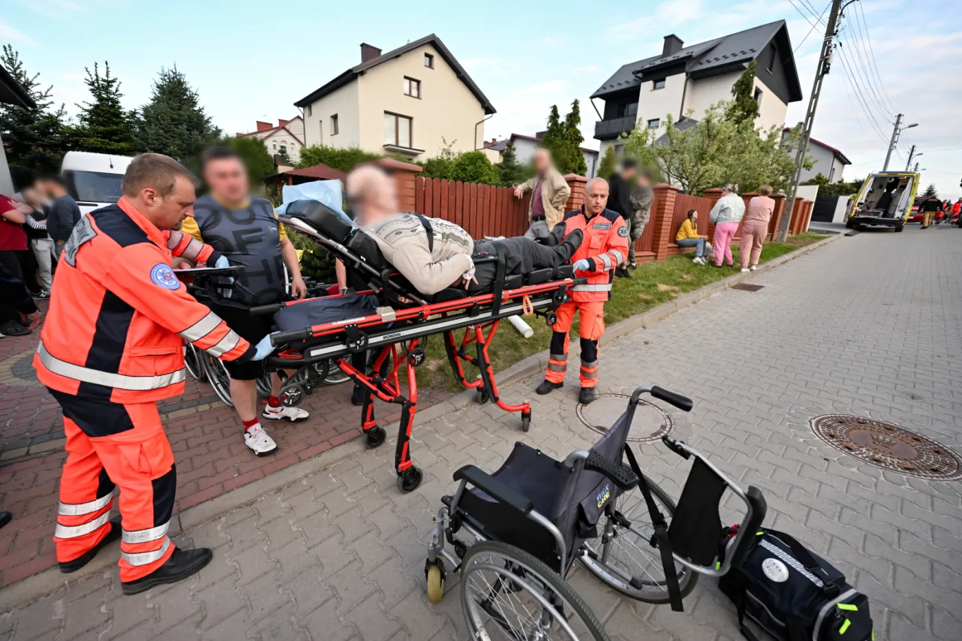 Ewakuacja z domu pomocy społecznej w Kielcach
