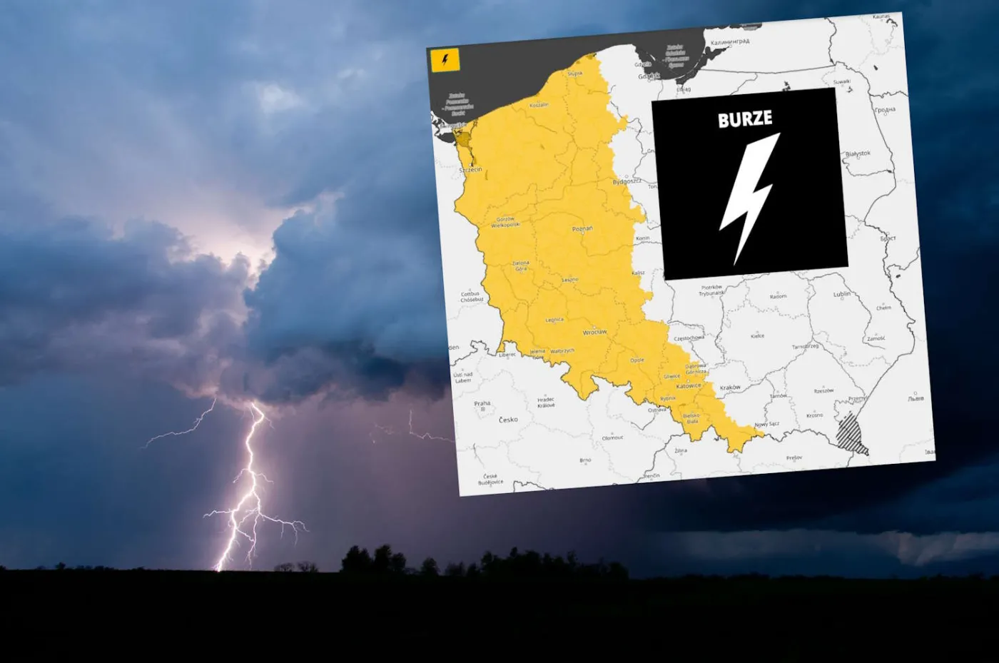 Pogoda. Burze nie odpuszczają. Ostrzeżenia IMGW dla części kraju