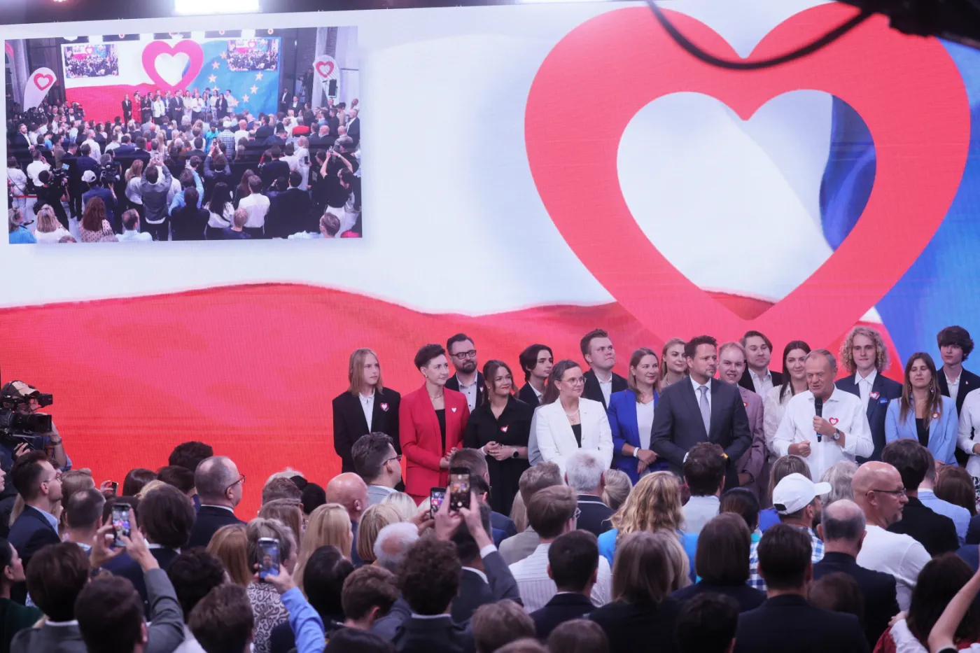 Eurowybory 2024. Tusk: Dokładnie 10 lat czekaliśmy na pierwsze miejsce