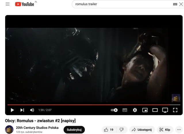 Ksenomorfy powracają. Zobacz najnowszy zwiastun filmu "Obcy: Romulus" [WIDEO]