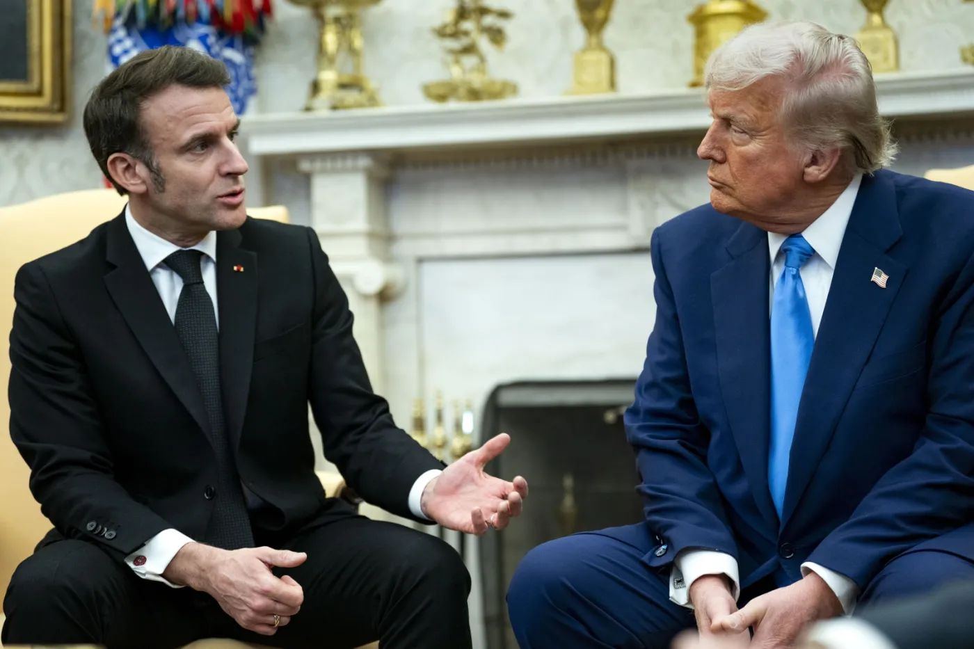 Macron po rozmowie z Trumpem: Mam nadzieję, że go przekonałem