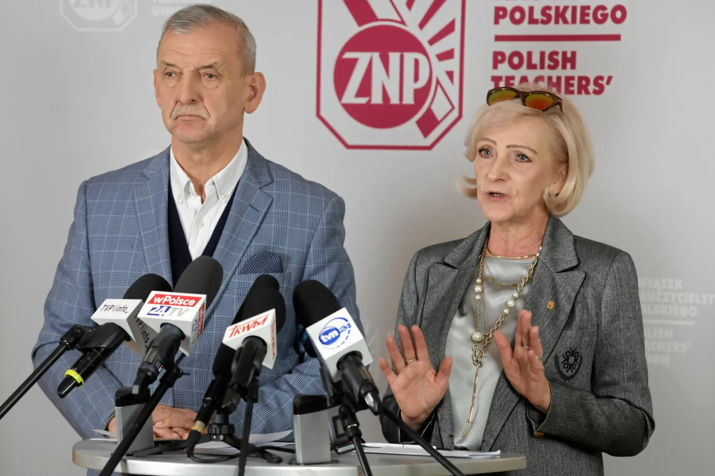 Konferencja w siedzibie ZNP