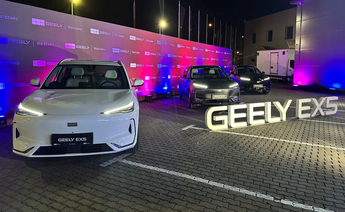 Geely rusza ze sprzedażą samochodów w Polsce