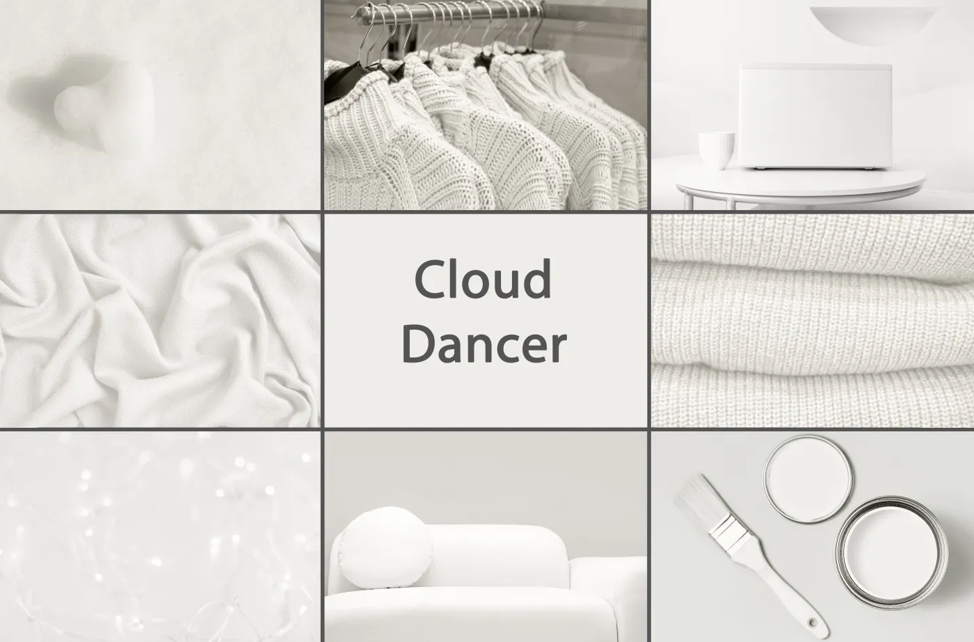 Dlaczego wszyscy nagle będą kupować… białe rzeczy? [KOLOR ROKU „Cloud Dancer”]