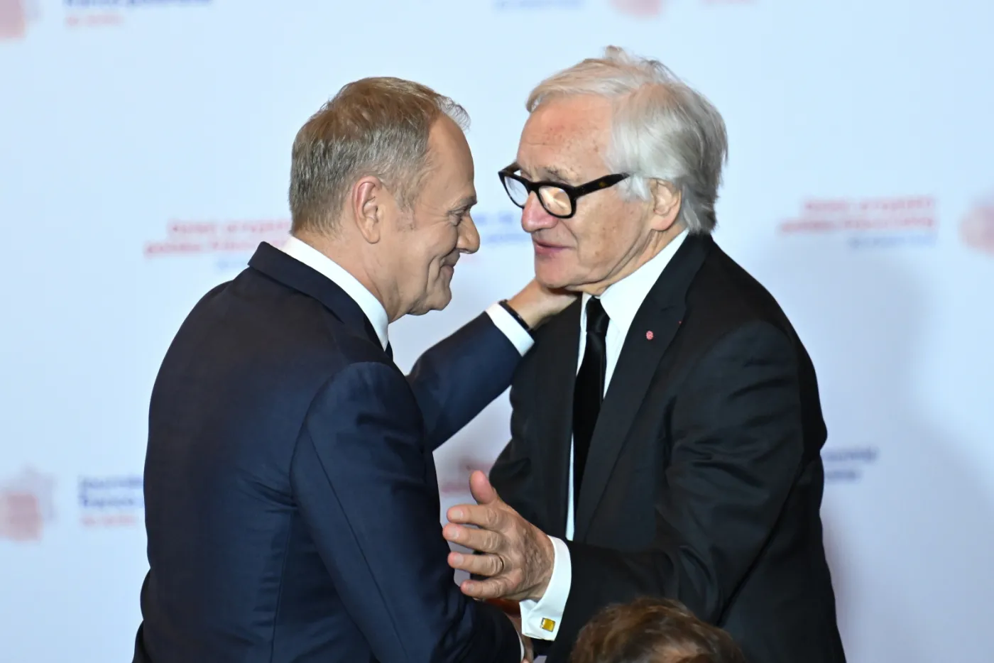 Donald Tusk i Andrzej Seweryn