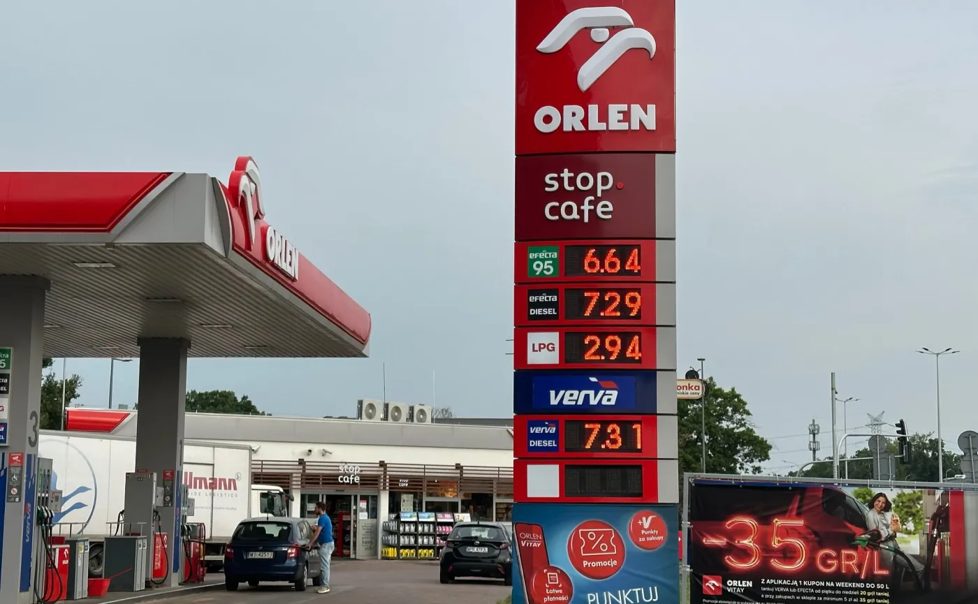 Ceny paliw na stacji Orlen - zdjęcie 29.08.2026