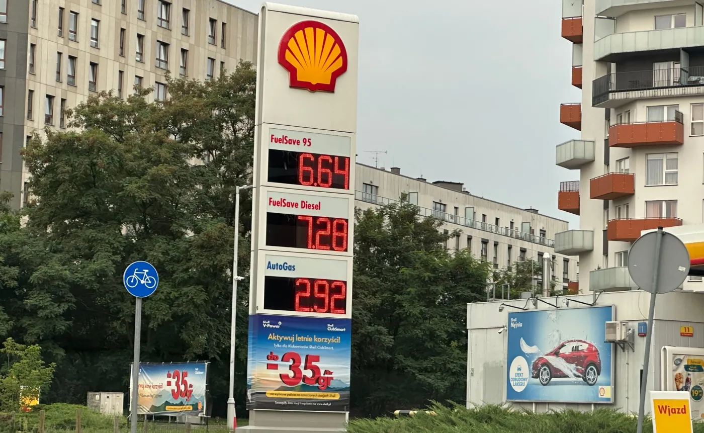 Ceny paliw na stacji Shell - zdjęcie 29.08.2026