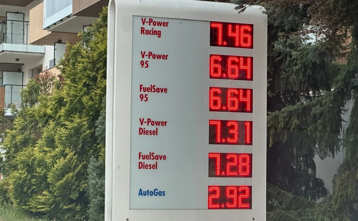 Ceny paliw na stacji Shell - zdjęcie 29.08.2026