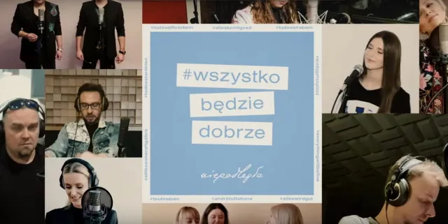 Golcowie, Węgiel, Mlynkova i inni śpiewają "Wszystko będzie dobrze" ku pokrzepieniu serc