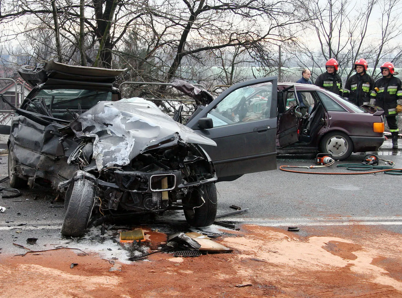 Trzy osoby zginęły w wypadku na ulicy Nowohuckiej w Krakowie
