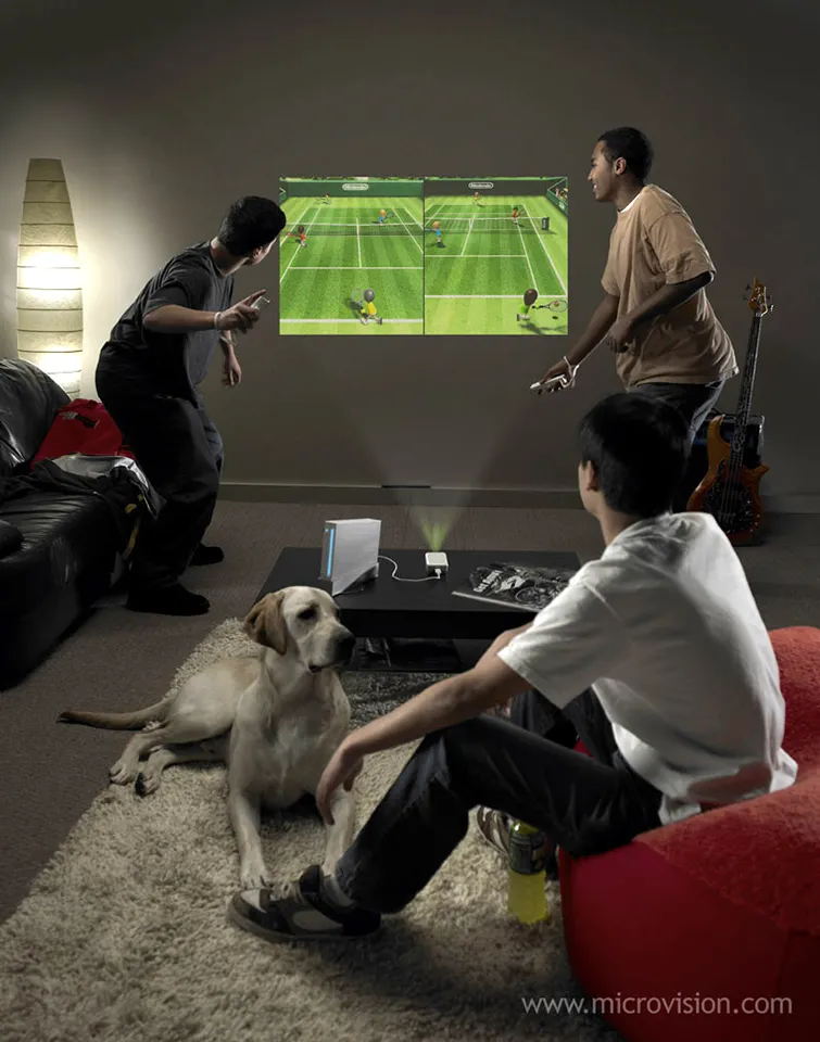 Kinowy projektor wielkości palmtopa