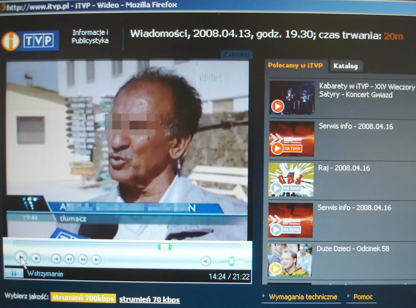 "Wiadomości" TVP naraziły życie tłumaczy