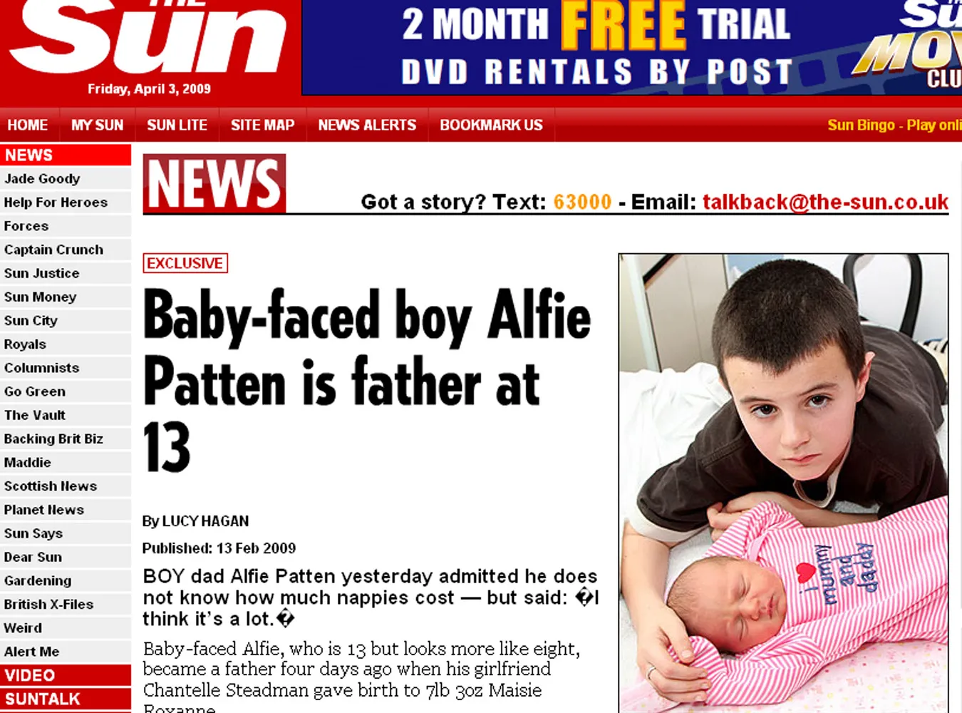 Kto zarobił na trzynastoletnim tatusiu