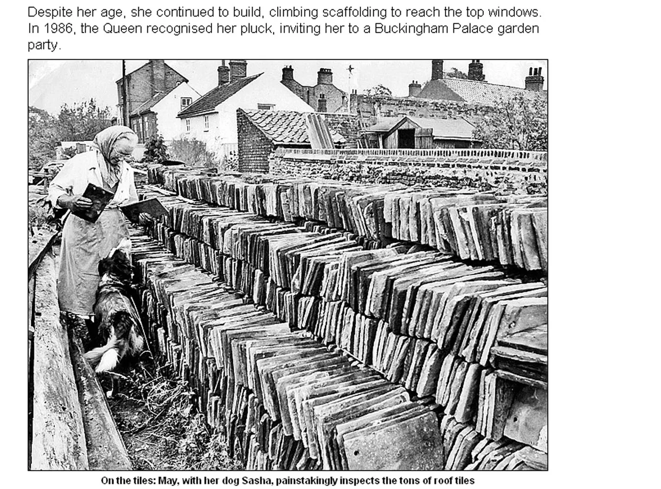 Staruszka cegła po cegle przeniosła swój dom