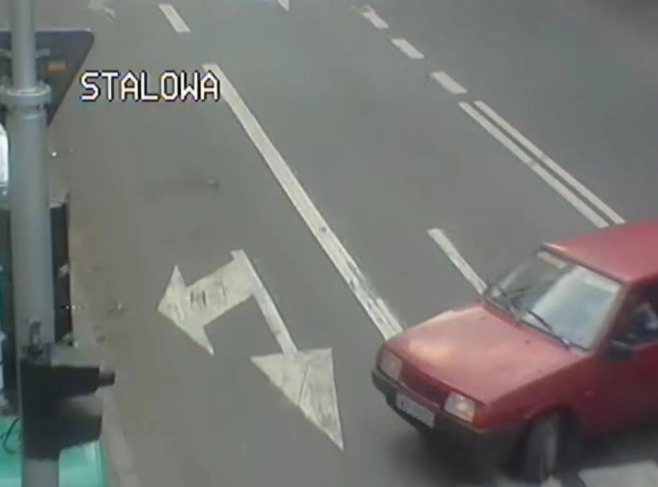 Monitoring wypatrzył w aucie strzykawkę