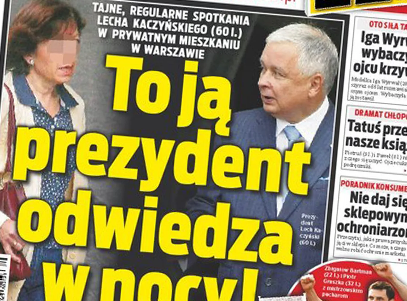 Nocne schadzki prezydenta z panią Joanną
