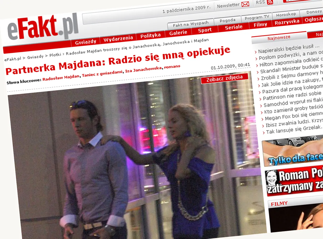 Majdan opiekuje się kontuzjowaną Janachowską