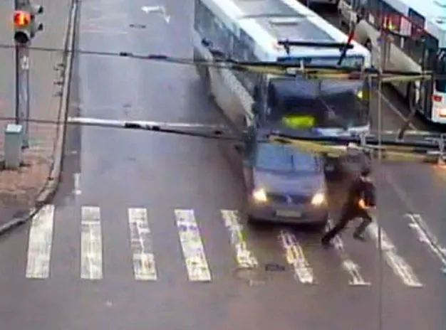 Szalony rajd autobusu bez hamulców